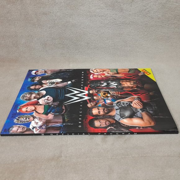 WWE Official Program 2016 With Poster Souvenir Event Wrestling - Picture 13 of 16
